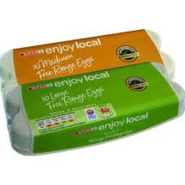 Spar Free Range Eggs Medium 12pk