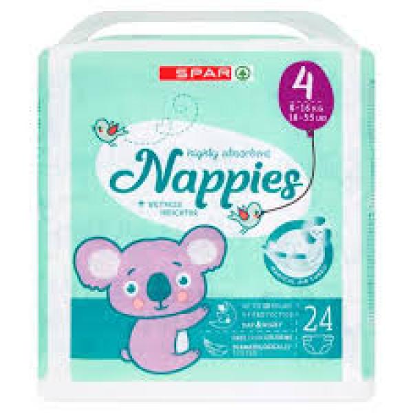 Spar Nappies Maxis Size 4 x24pcs
