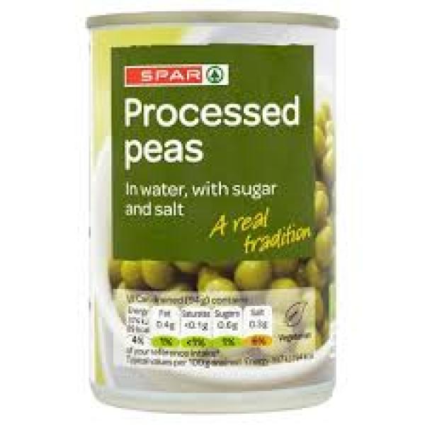 Spar Peas Processed 420g