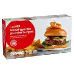 Spar Quarter Pounders 4pk
