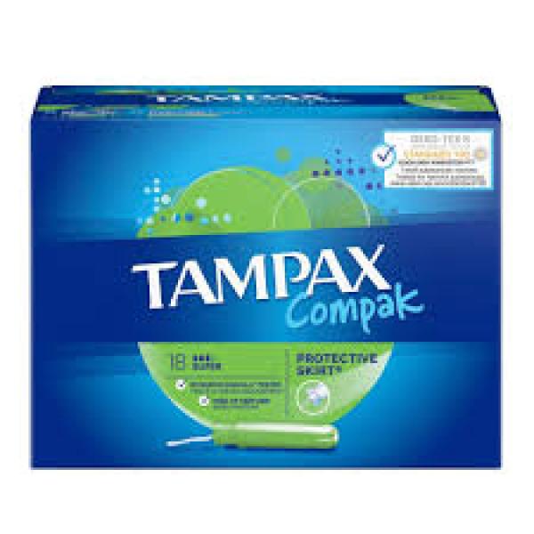 Tampax Compak Super 18pk