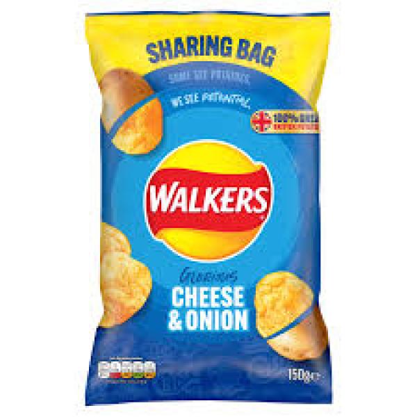 Walker Cheese n Onion 150g