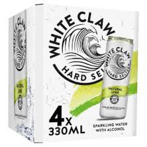 White Claw Lime 4pk 330ml