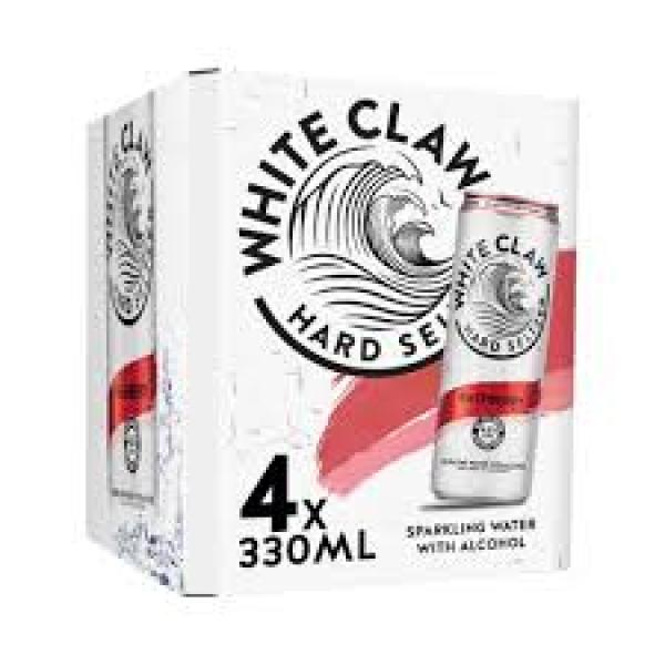 White Claw Raspberry 4pk 330ml