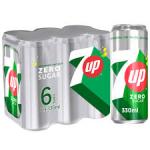 7Up Zero Can 330ml 4pk