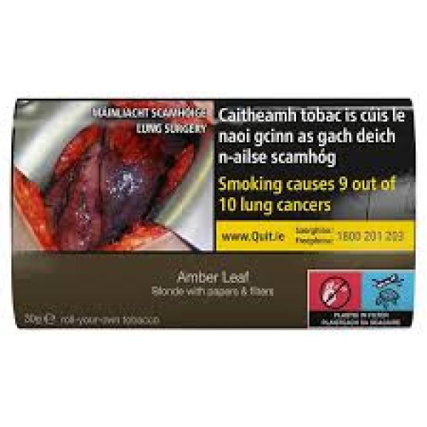 Amber Leaf Box Pouch Blonde 30g