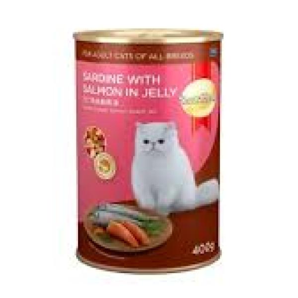 AppleGreen Cat Food Salmon Jelly 400g