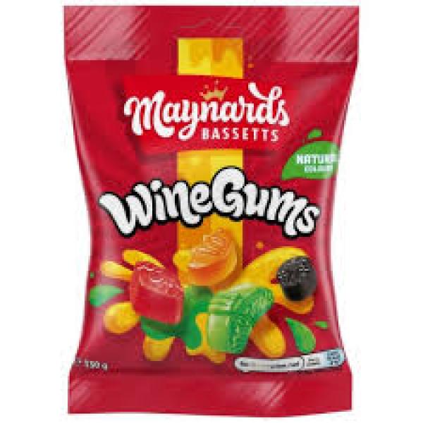 Maynards Bassetts Wine Gums Pouch 130g