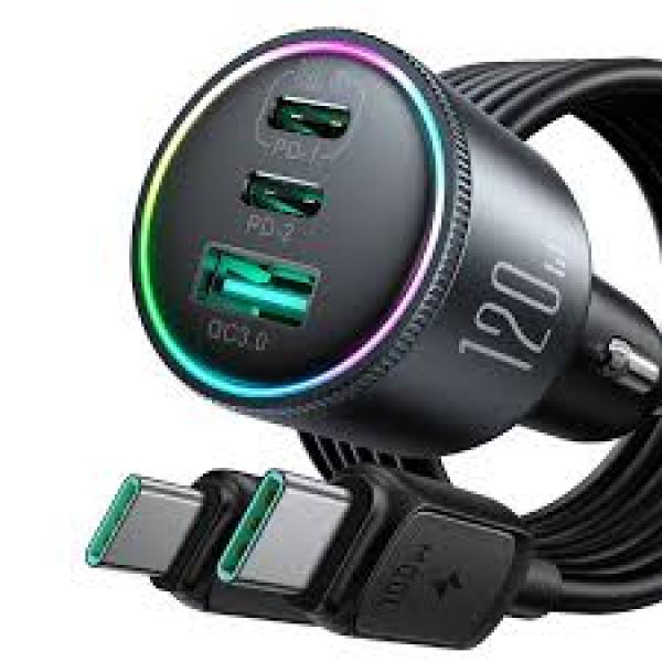 Multi purpose 3 in 1 car charger
