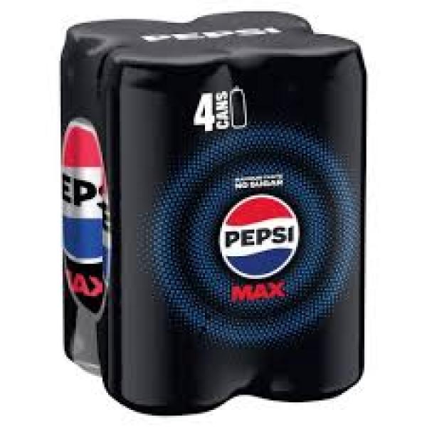 Pepsi Max Can 330ml 4pk