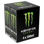 Monster Energy 4pk 500 ml