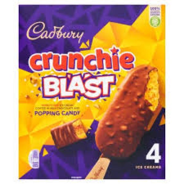 Cadbury Crunchie Blast Ice Cream 90ml 4pk