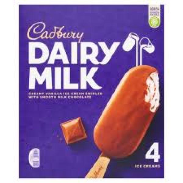 Cadbury Dairy Milk 90ml 4pk