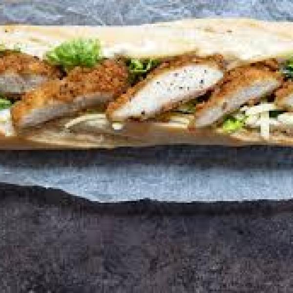 Hot Southern Fried Chicken Fillet Sandwich 2 Filling