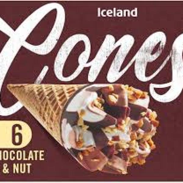 Choc Nut Cone 100ml 6pk