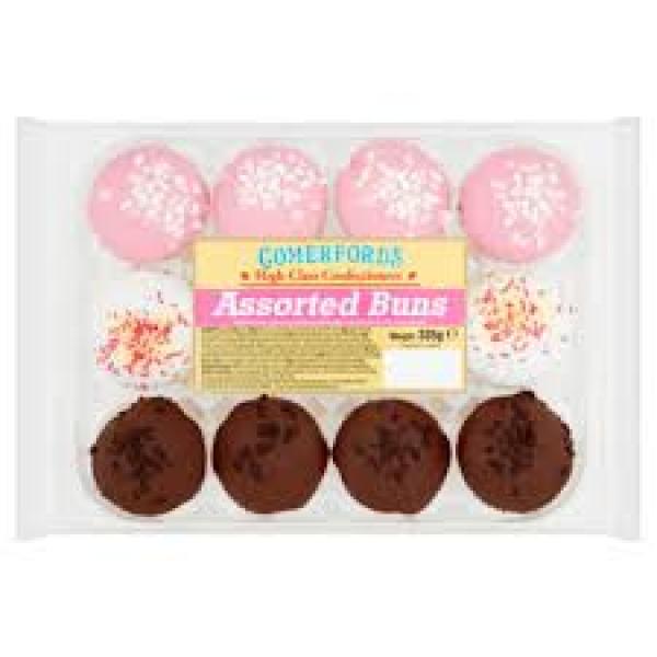 Comerford Assorted Iced Buns 12pk