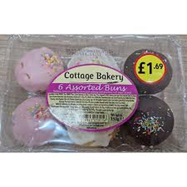 Comerford Iced Buns 6pk