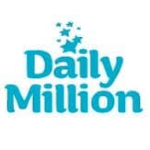 Daily Millions 2 lines with the plus NEXT DRAW