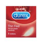 Durex Condoms Thin Feel 3pk