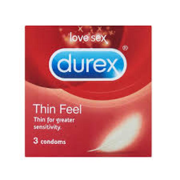 Durex Condoms Thin Feel 3pk