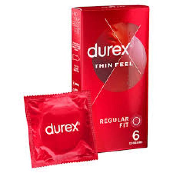 Durex Condoms Thin Feel 6pk