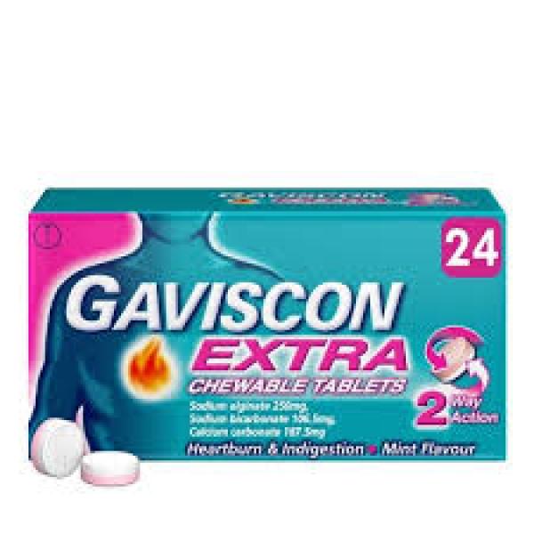 Gaviscon Extra Chew 24pk