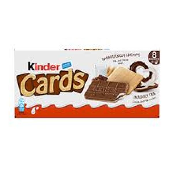 Kinder Biscuits Cards x8 102.4g