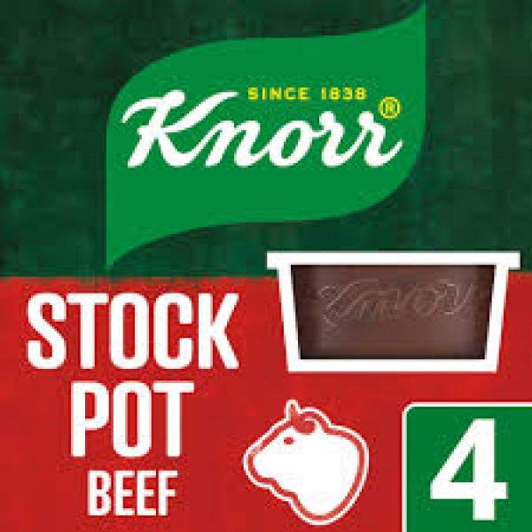 Knorr Stock Pot Beef 4`s 4x28g