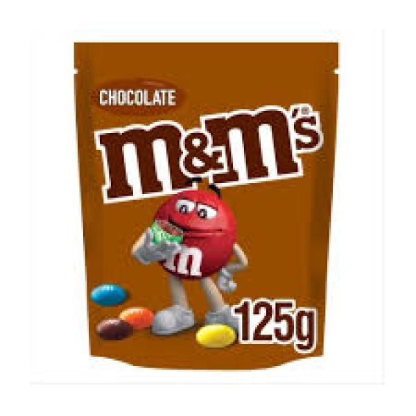 M&M Chocolate Pouch 125g