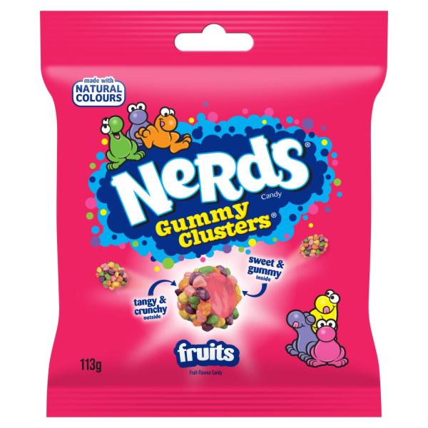 Nerds Candy Gummy Clusters Fruits 113g