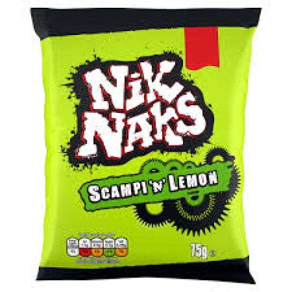 Nik Naks Scampi n Lemon 75g