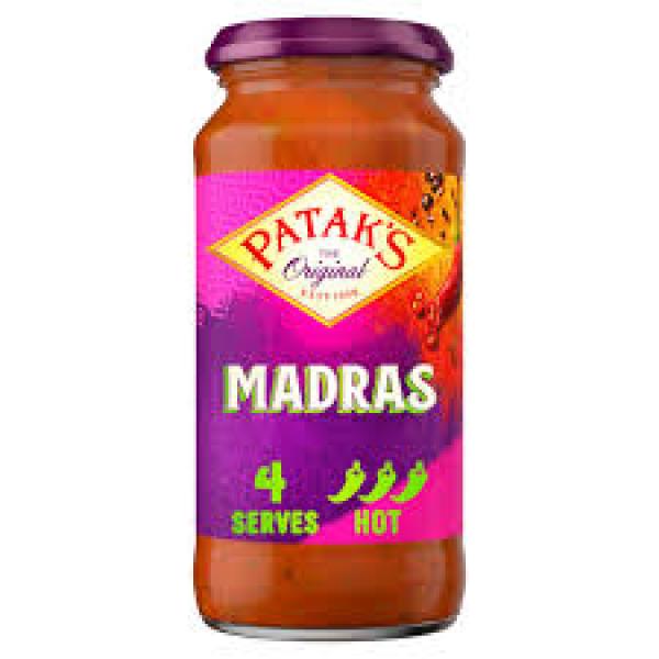 Pataks Sauce Fam Madras 450g