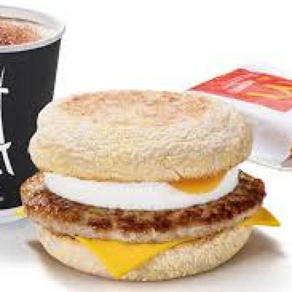 Sausage and Egg McMuffin MEAL