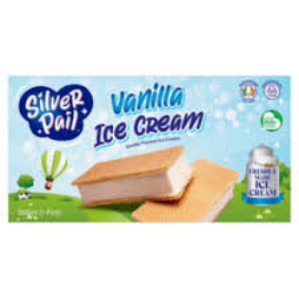 Silver Pail Vanilla Ice Cream 568ml