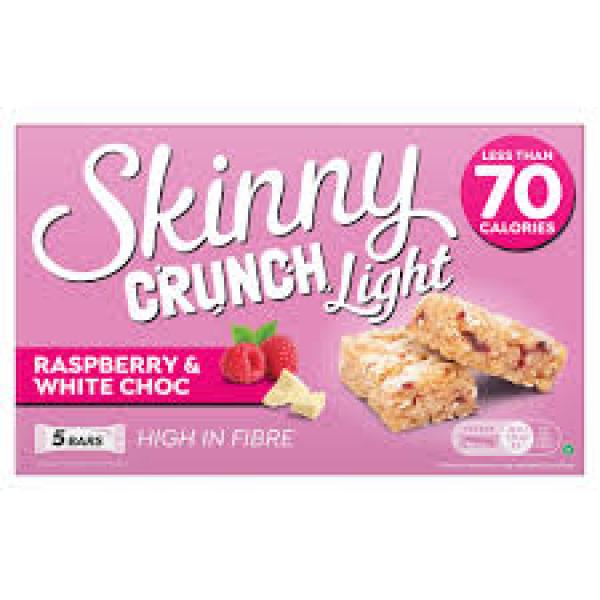 Skinny Crunch Light Raspberry & White Choc 5pk