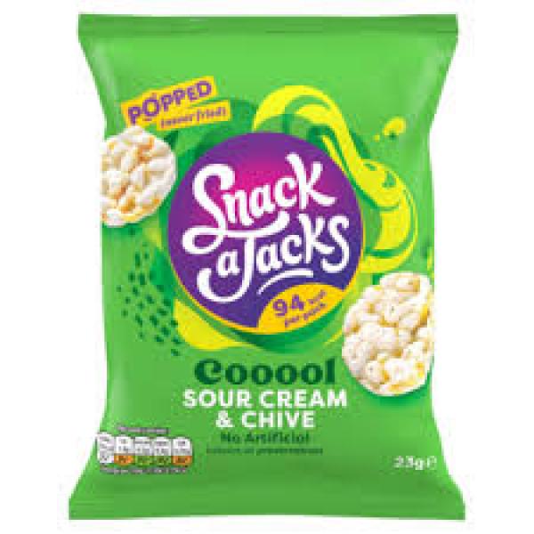 Snack A Jacks Sour Cream Chive 23g