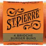 St.Pierre Brioche Burger Buns 4pk 250g