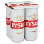 Tyskie Can 4pk 500ml