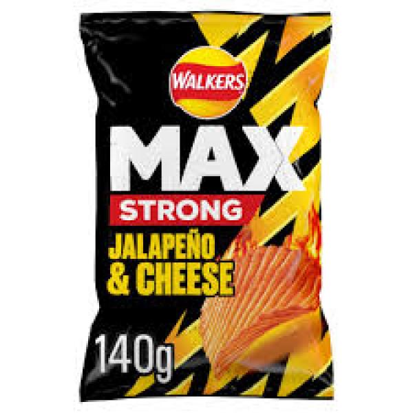 Walkers Max Jalapeno And Cheese 140g