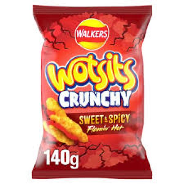Wotsits Crunchy Sweet N Spicy 140g