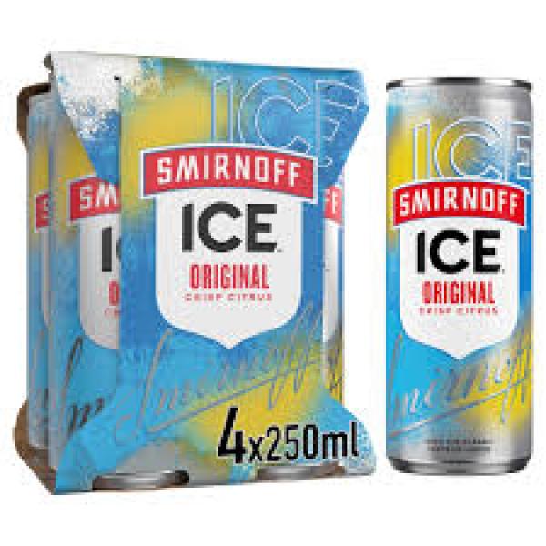 Smirnoff Ice 4pk 250ml